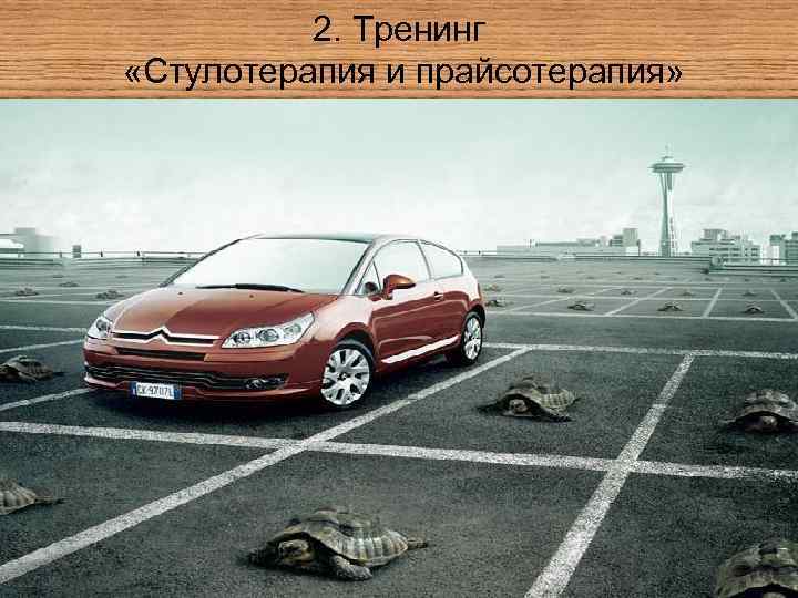 2. Тренинг «Стулотерапия и прайсотерапия» 