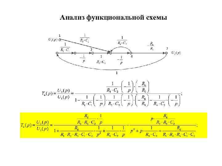 Анализ функциональной схемы 