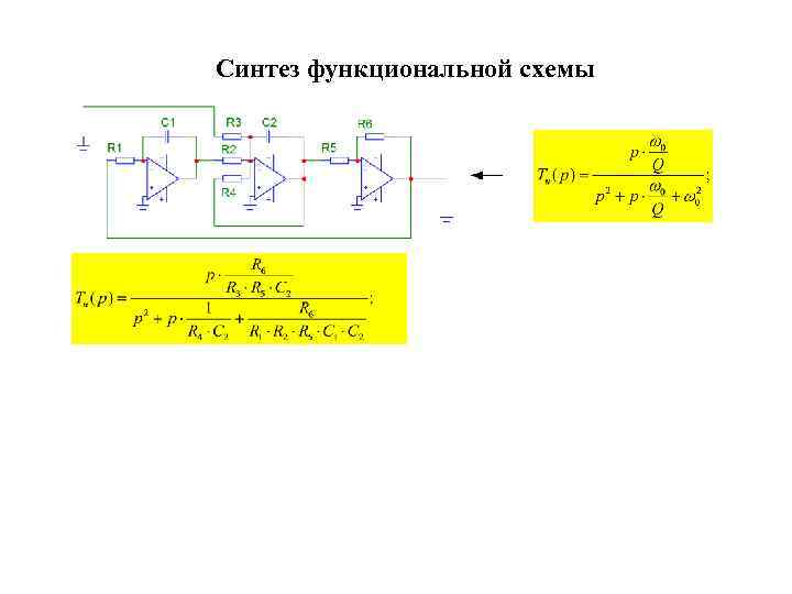 Синтез функциональной схемы 