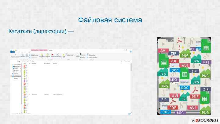 Файловая система Каталоги (директории) — 