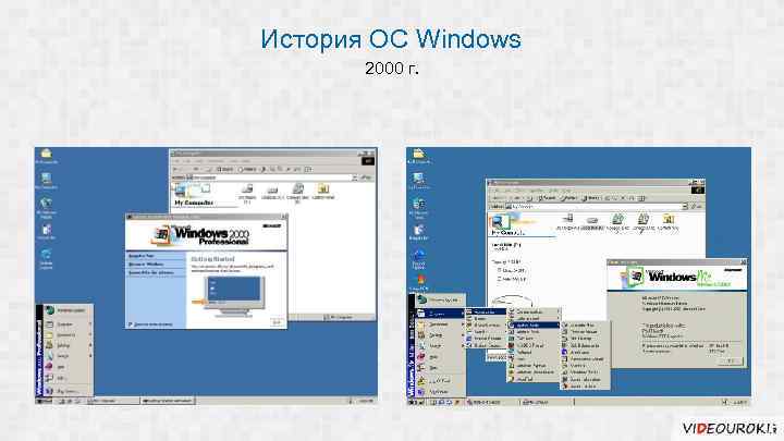 История ОС Windows 2000 г. 