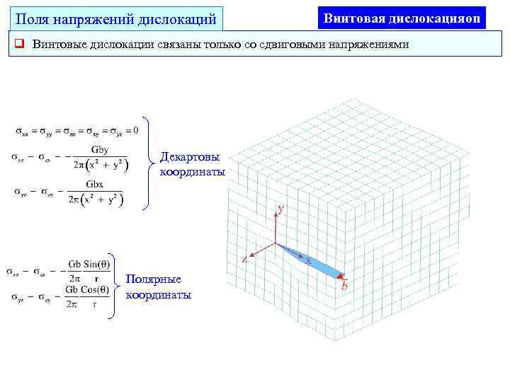 Поле напряжений