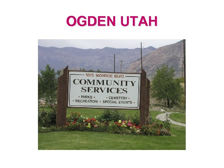 OGDEN UTAH 
