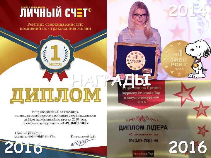 2014 НАГРАДЫ 2016 
