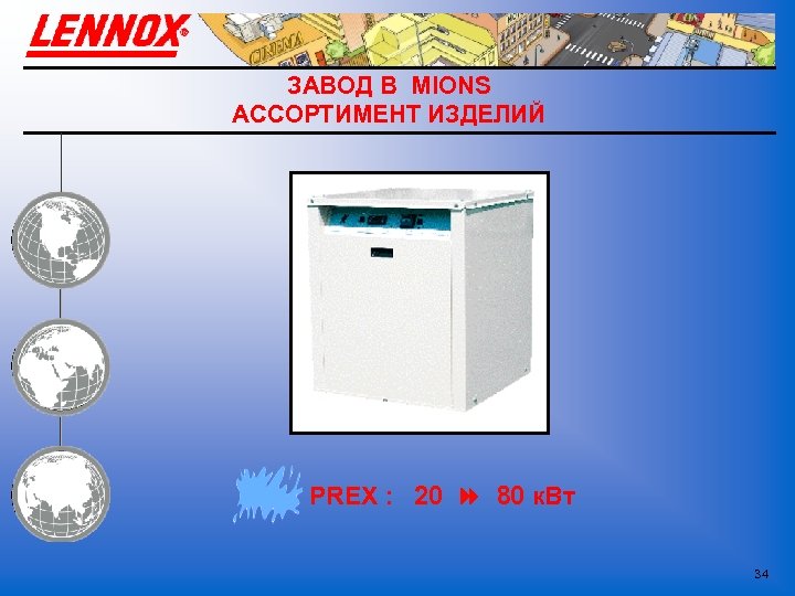 ЗАВОД В MIONS АССОРТИМЕНТ ИЗДЕЛИЙ PREX : 20 80 к. Вт 34 