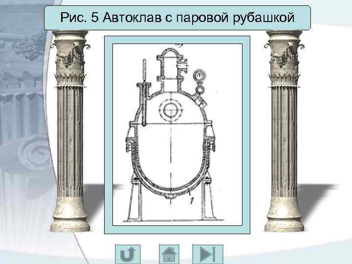 Рис. 5 Автоклав с паровой рубашкой 