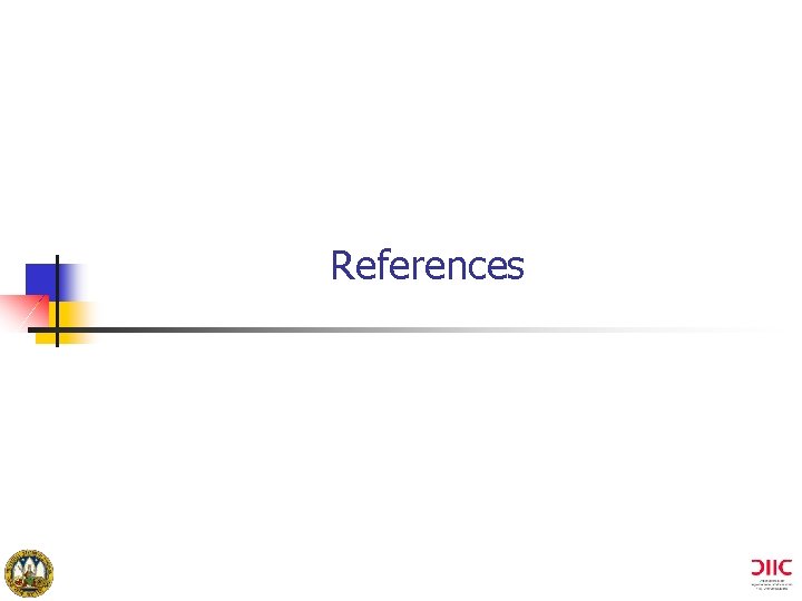 References University of Murcia (Spain) 