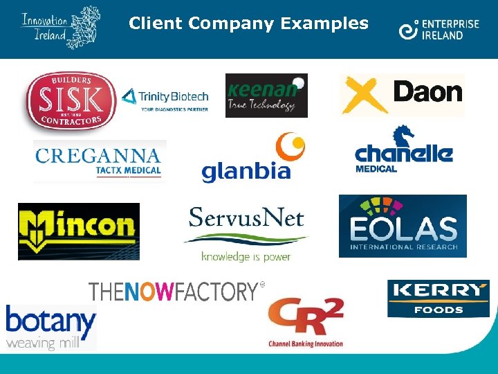 Client Company Examples 
