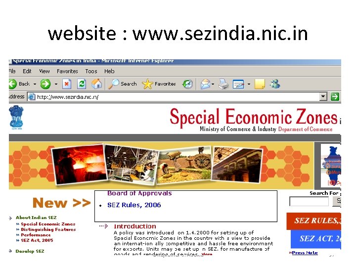 website : www. sezindia. nic. in ©Rajkumar S. Adukia 97 