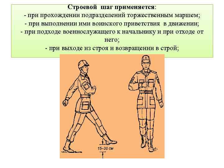 Строевые приемы и движение без оружия презентация