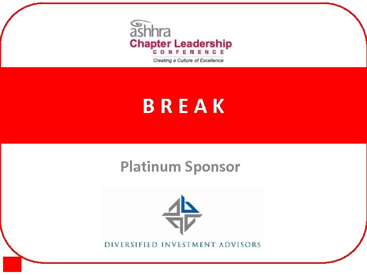 BREAK Platinum Sponsor 