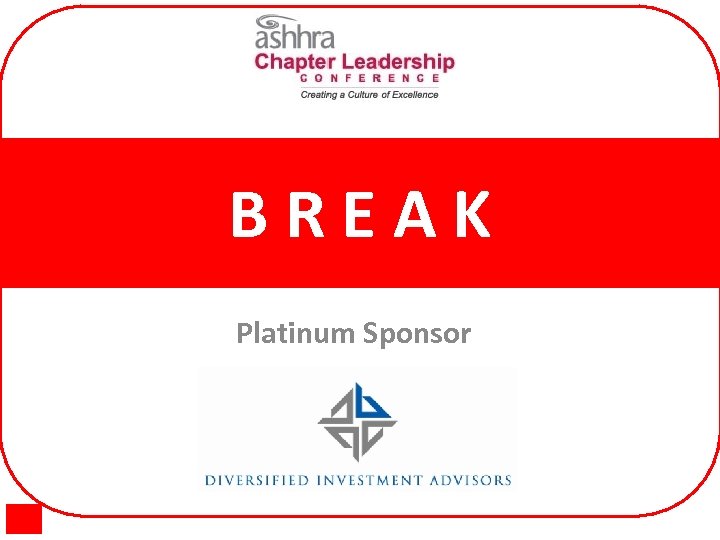 BREAK Platinum Sponsor 