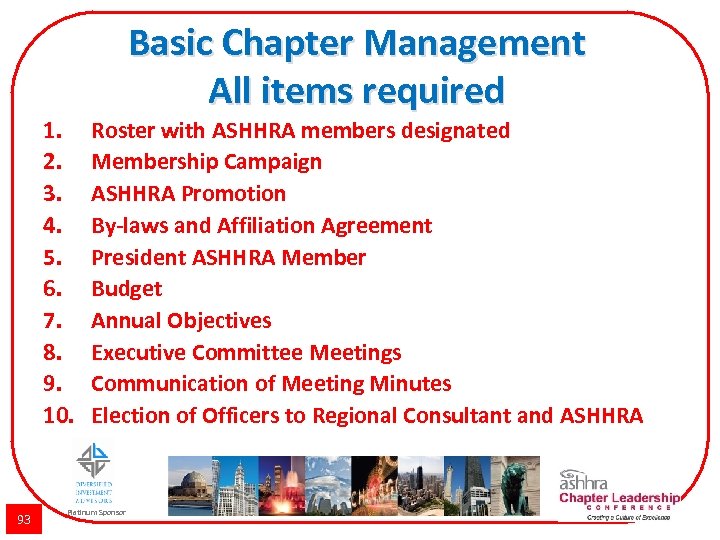 1. 2. 3. 4. 5. 6. 7. 8. 9. 10. 93 Basic Chapter Management