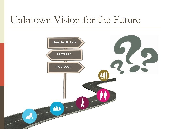 Unknown Vision for the Future Healthy & Safe ? ? ? ? ? 