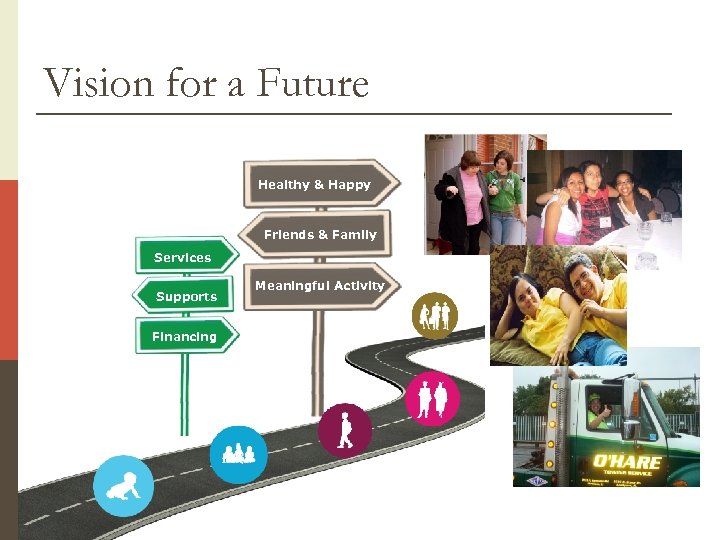 Vision for a Future Healthy & Happy Friends & Family Services Supports Financing Meaningful