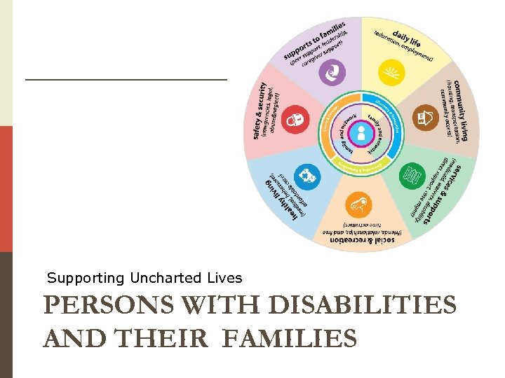 Supporting Uncharted Lives PERSONS WITH DISABILITIES AND THEIR FAMILIES 