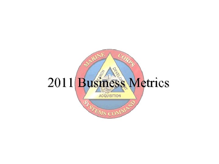 2011 Business Metrics 