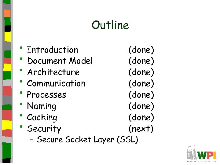 Outline • Introduction • Document Model • Architecture • Communication • Processes • Naming