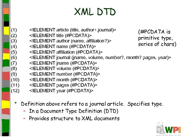 XML DTD (1) (2) (3) (4) (5) (6) (7) (8) (9) (10) (11) (12)