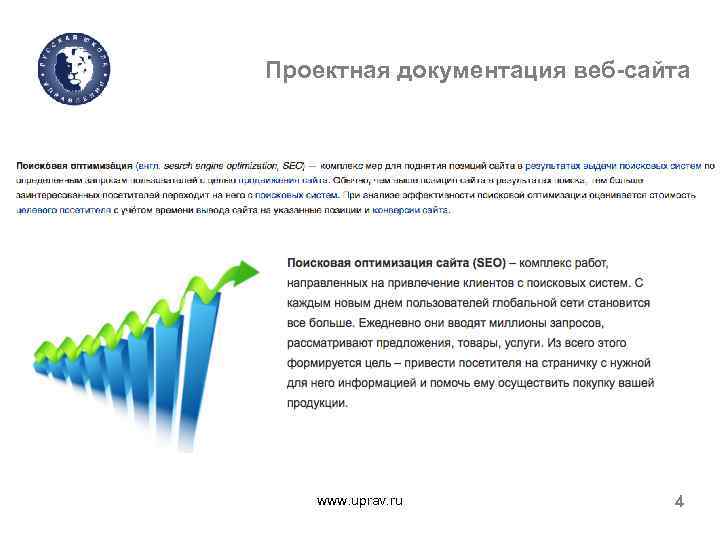 Проектная документация веб-сайта www. uprav. ru 4 