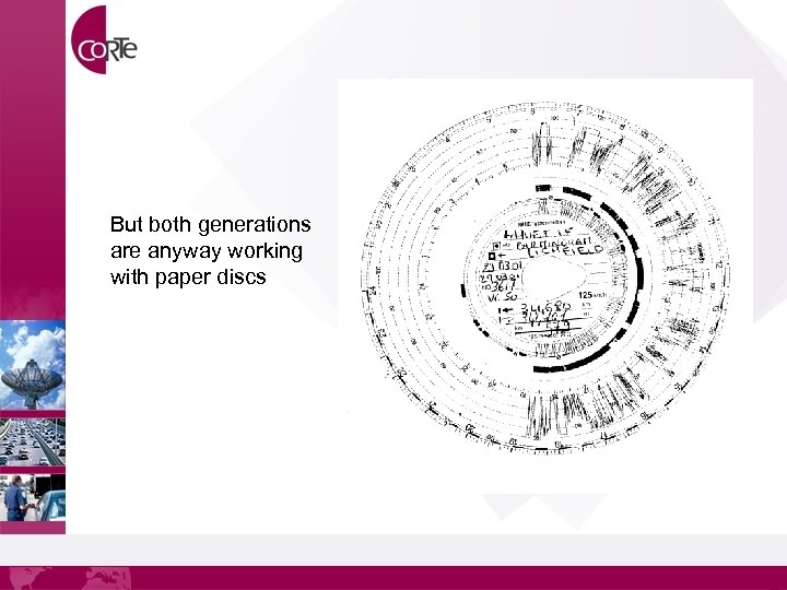 But both generations are anyway working with paper discs 