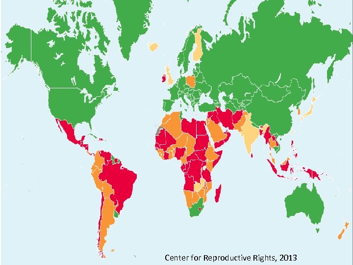 Center for Reproductive Rights, 2013 