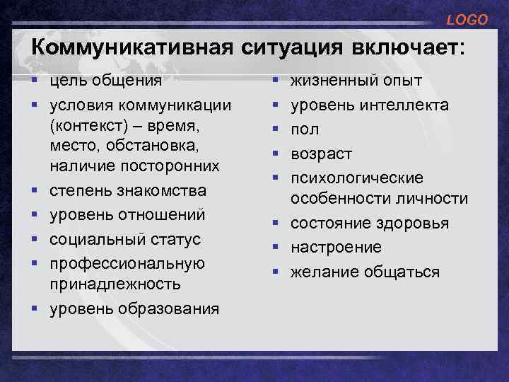 Культурный контекст коммуникации