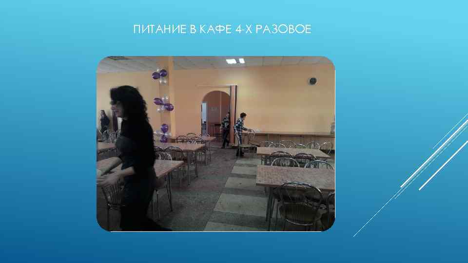 ПИТАНИЕ В КАФЕ 4 -Х РАЗОВОЕ 