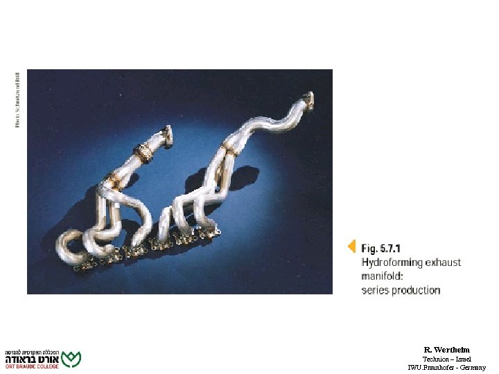 R. Wertheim Technion – Israel IWU. Fraunhofer - Germany 