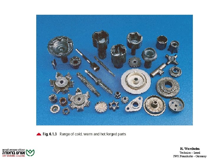 R. Wertheim Technion – Israel IWU. Fraunhofer - Germany 