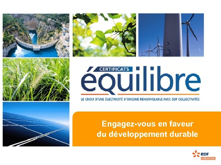 Engagez-vous en faveur du développement durable 