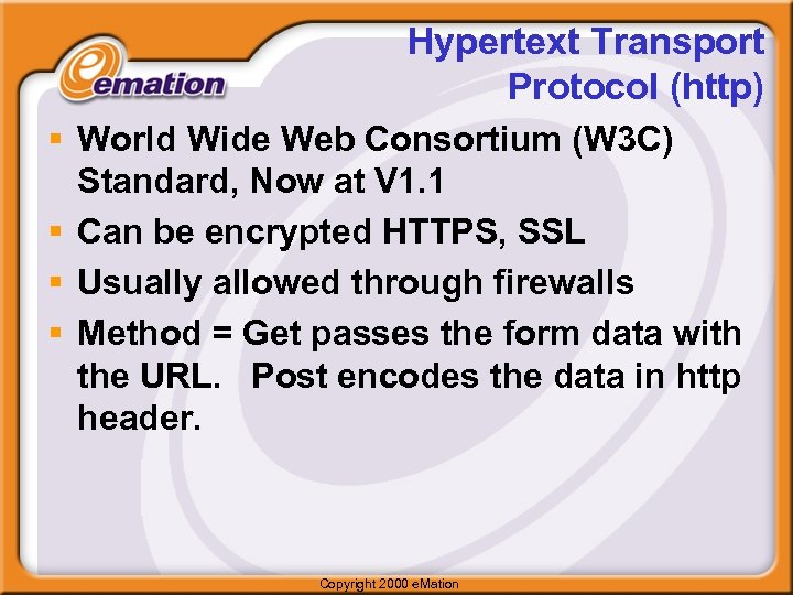 Hypertext Transport Protocol (http) § World Wide Web Consortium (W 3 C) Standard, Now