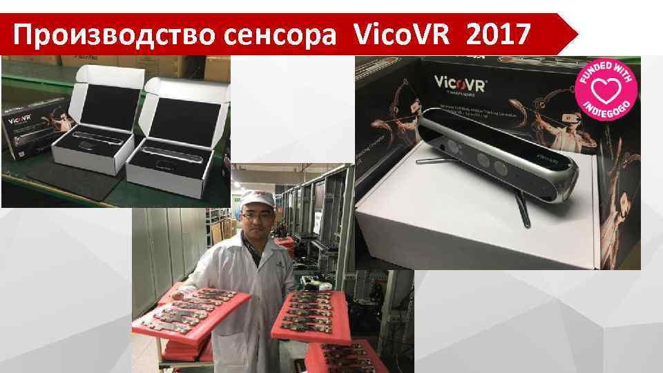 Производство сенсора Vico. VR 2017 