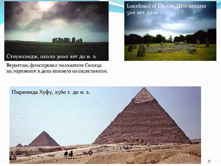 Loanhead of Daviot, Шотландия 500 лет до н. э. Стоунхэндж, около 3000 лет до