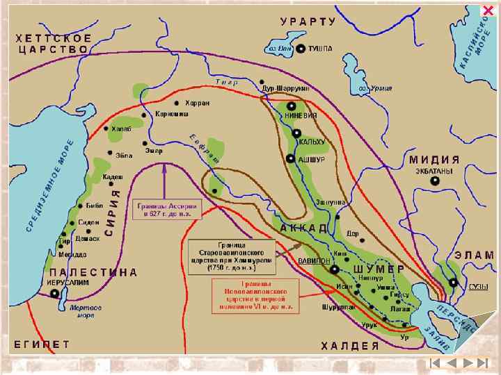 Карта древнего вавилона 5 класс