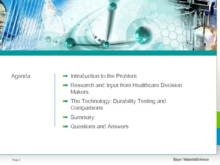Agenda Introduction to the Problem Research and Input from Healthcare Decision Makers The Technology: