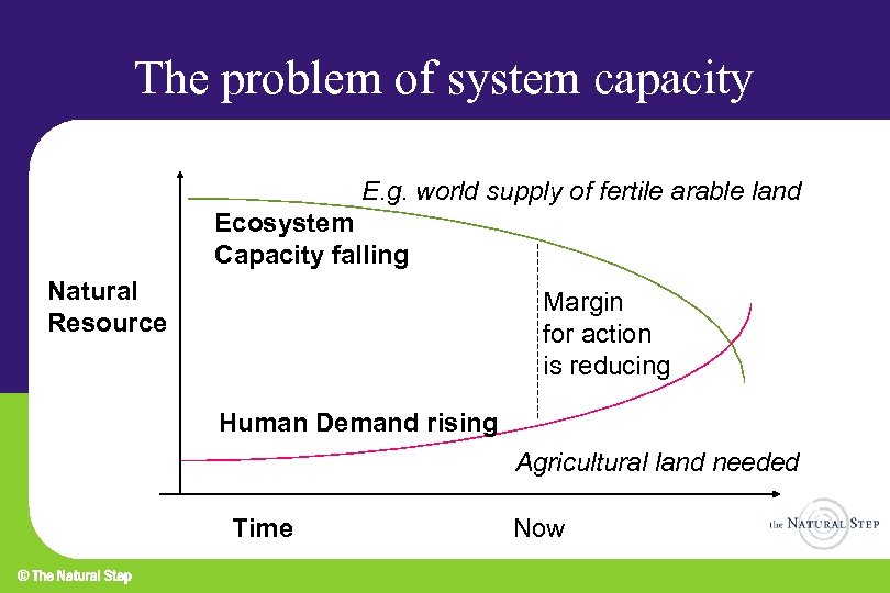 The problem of system capacity E. g. world supply of fertile arable land Ecosystem