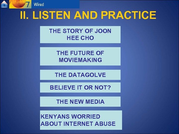 II. LISTEN AND PRACTICE THE STORY OF JOON HEE CHO THE FUTURE OF MOVIEMAKING