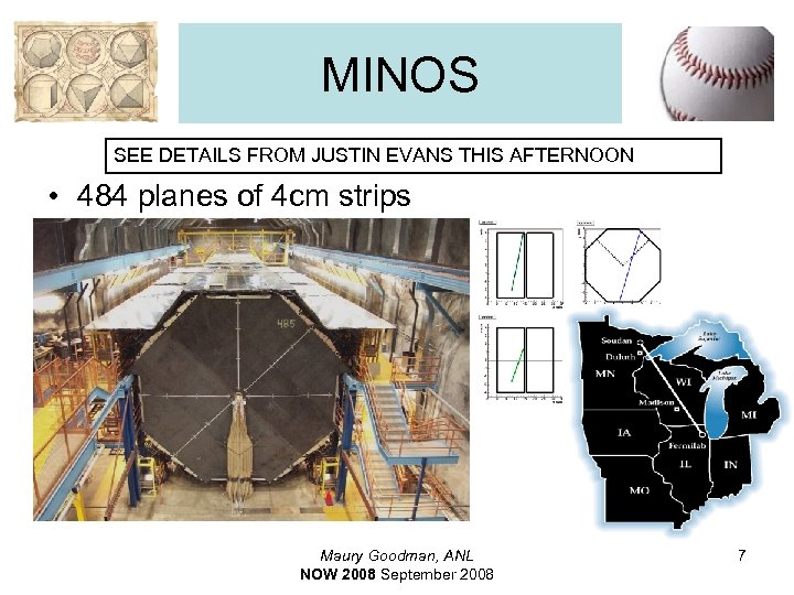 MINOS SEE DETAILS FROM JUSTIN EVANS THIS AFTERNOON • 484 planes of 4 cm
