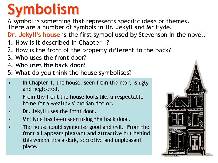 Symbolism A symbol is something that represents specific ideas or themes. There a number