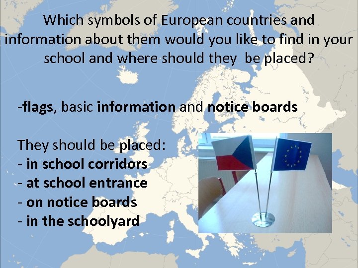 Which symbols of European countries and information about them would you like to find