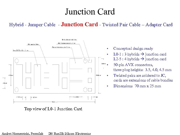 Junction Card Hybrid - Jumper Cable - Junction Card - Twisted Pair Cable –