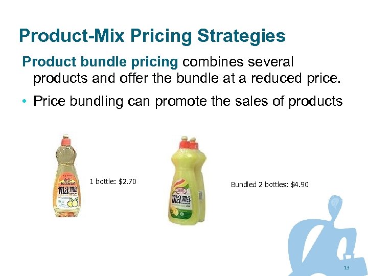 Product-Mix Pricing Strategies Product bundle pricing combines several products and offer the bundle at