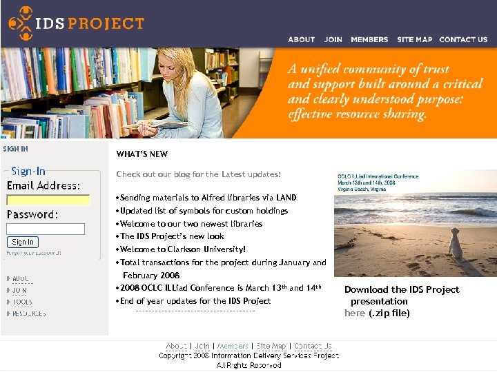 WHAT’S NEW Check out our blog for the Latest updates: • Sending materials to