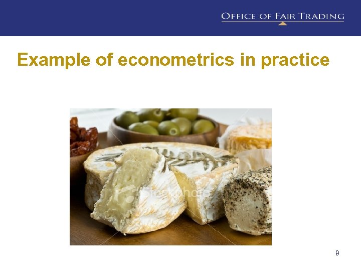 Example of econometrics in practice 9 