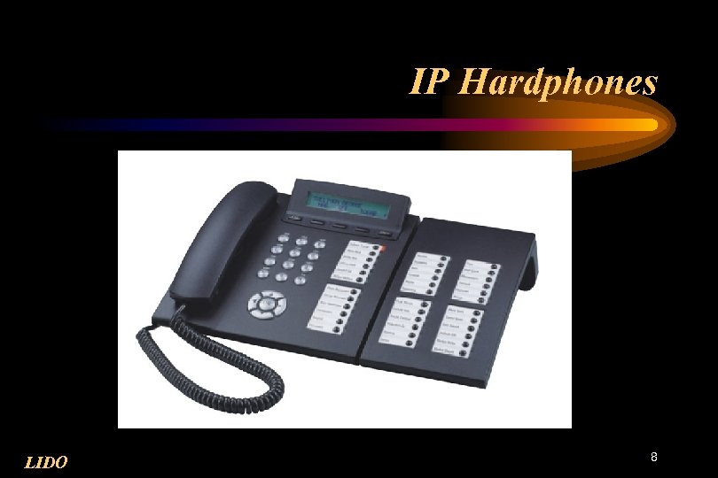 IP Hardphones LIDO 8 