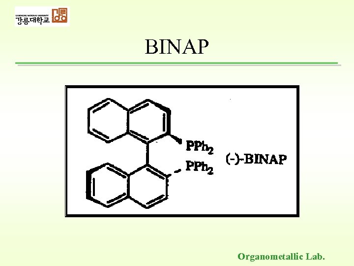 BINAP Organometallic Lab. 