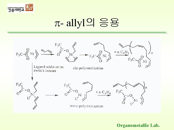  - allyl의 응용 Organometallic Lab. 