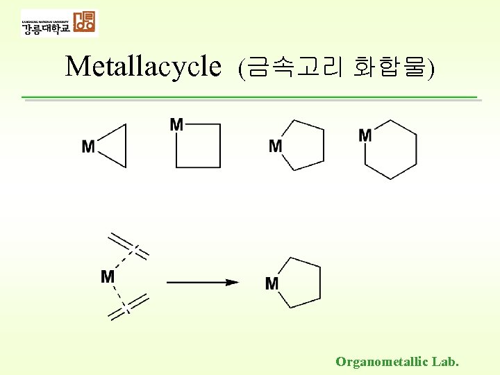 Metallacycle (금속고리 화합물) Organometallic Lab. 