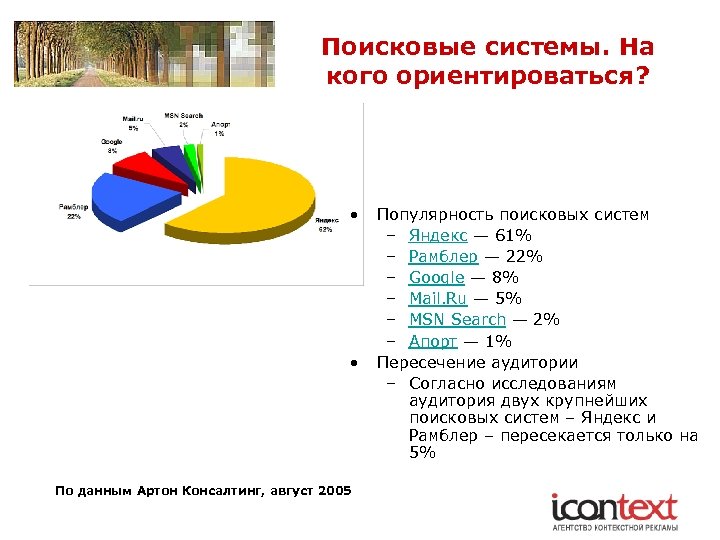 Сравнение поисковых систем проект